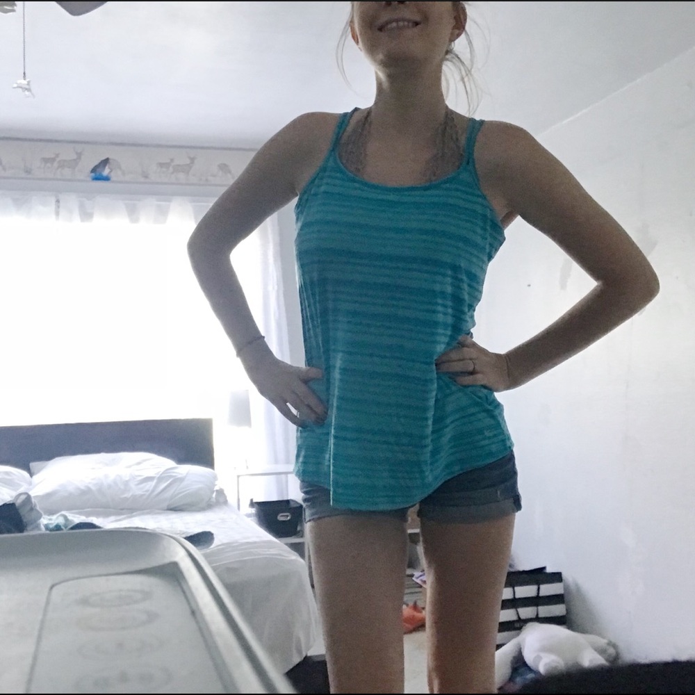 Blue Striped Tanktop